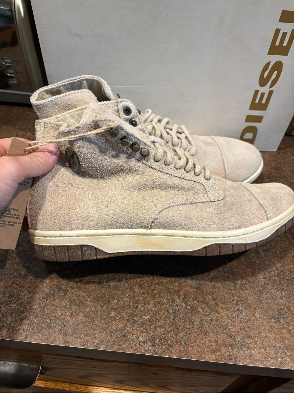 Diesel Men’s Suede Chukka Boots